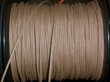 Tan BCY #24 D Loop Rope Release Material Sample 1' 3' 5' 10' 25' 50' 100'