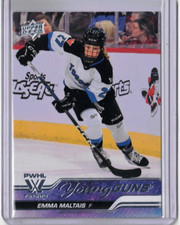 EMMA MALTAIS 24/25 2025 Upper Deck PWHL Young Guns Rookie Card #59 Toronto