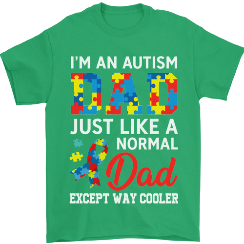 Autismus Dad Autistisch Vatertag Asd Herren 100% Baumwolle - Picture 74 of 102
