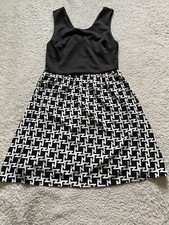 41 Hawthorn Women Sleeveless Colorblock Shift Lined Dress Multicolor Size M