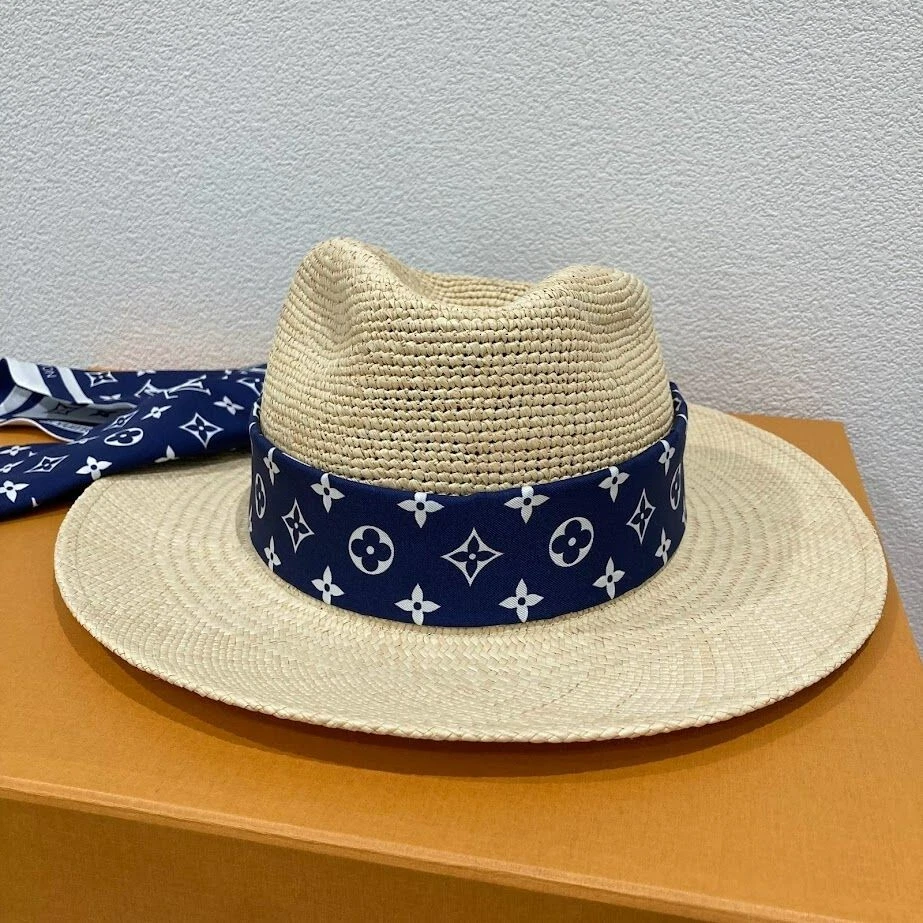 Louis Vuitton M77784 Straw Hat Phaedra Lv Summer Stardust Used 