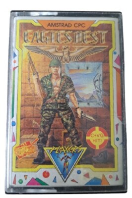 INTO THE EAGLES NEST - Amstrad - getestet und funktionsfähig (schwarzes Gehäuse)
