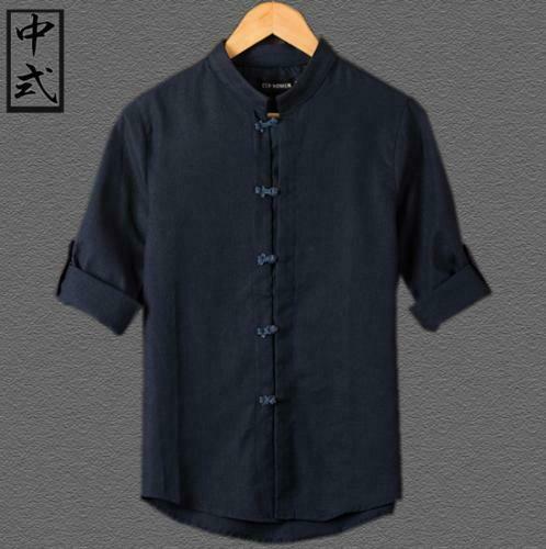 Summer Casual New Chic Mens Linen 