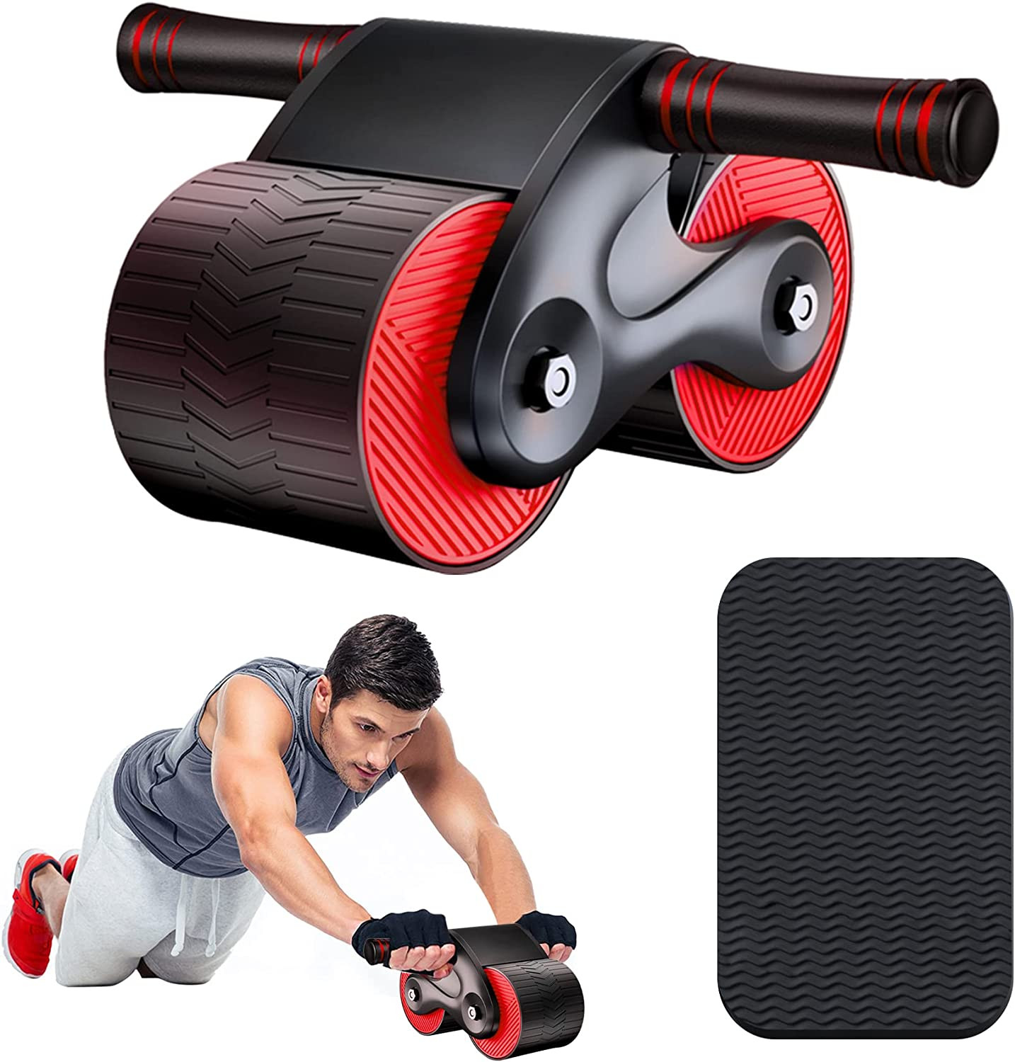 AB Wheel Pro Rodillo de Ejercicio para Abdominales y Brazos Rueda Abdominal