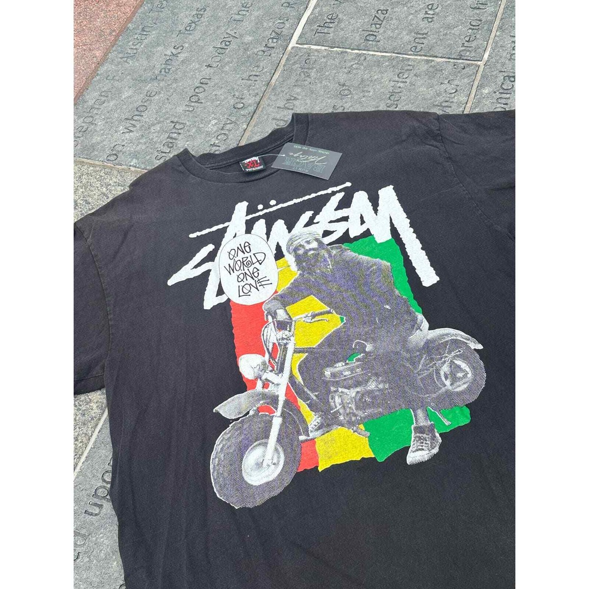 【ヴィンテージ】Stussy ONE WORLD ONE LOVE Tシャツ Stussy One World One Love Photo T Shirt Tee Rare | eBay