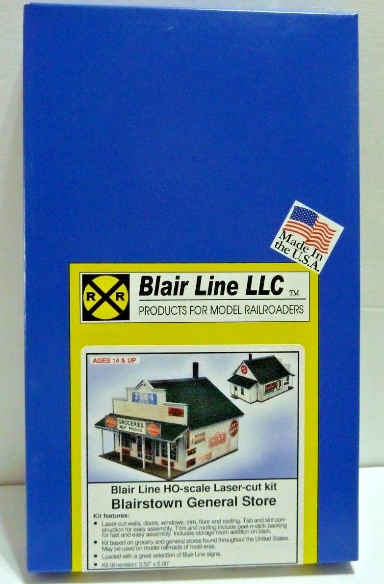Blair Line 180 HO Blairstown General Store LaserCut Building Kit eBay