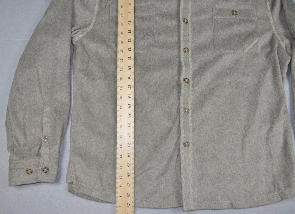 Rocky Boots Silenthunter Classic Fleece Button Up Beige Size XL New With Tags - Image 2 of 4
