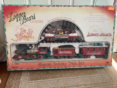 The Logger Bears Express Musical Holiday Train Set