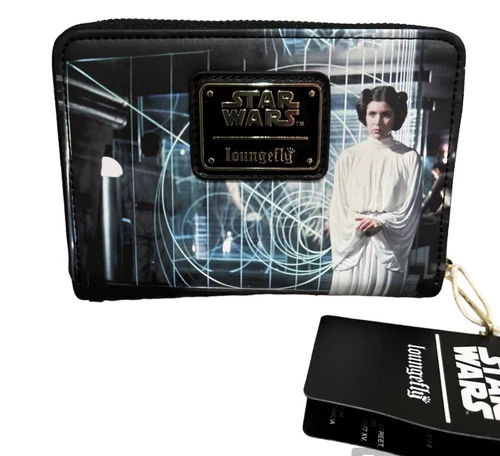 Star Wars IV:  A New Hope - Luke / Leia Scenes Zip Around Wallet - Loungefly