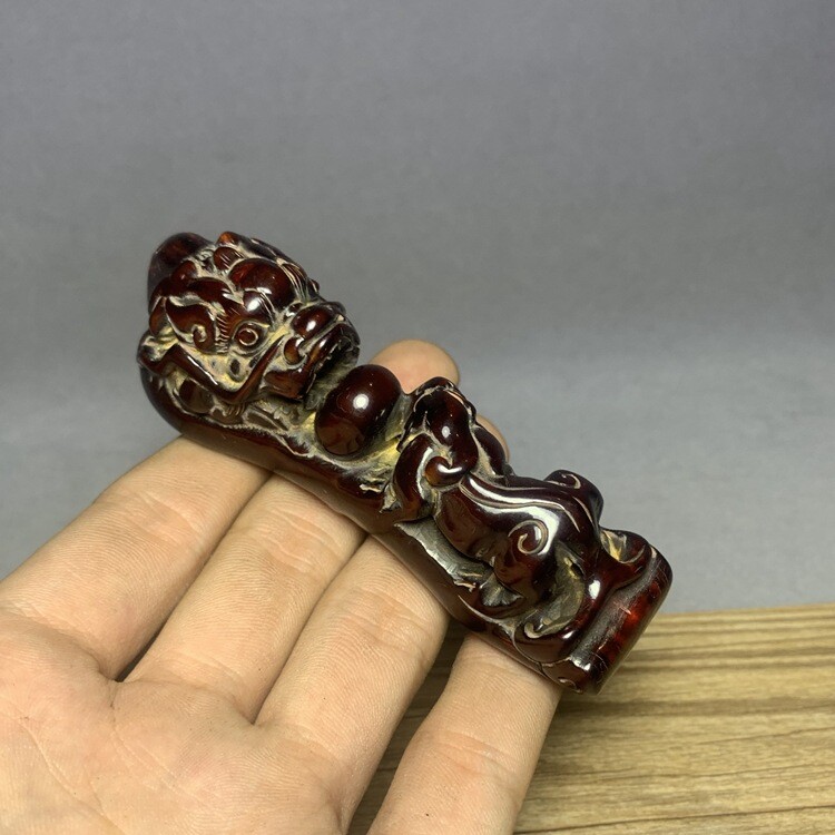 Lucky Pixiu Ruyi Small Ornament Carving Small Pendant Hand File