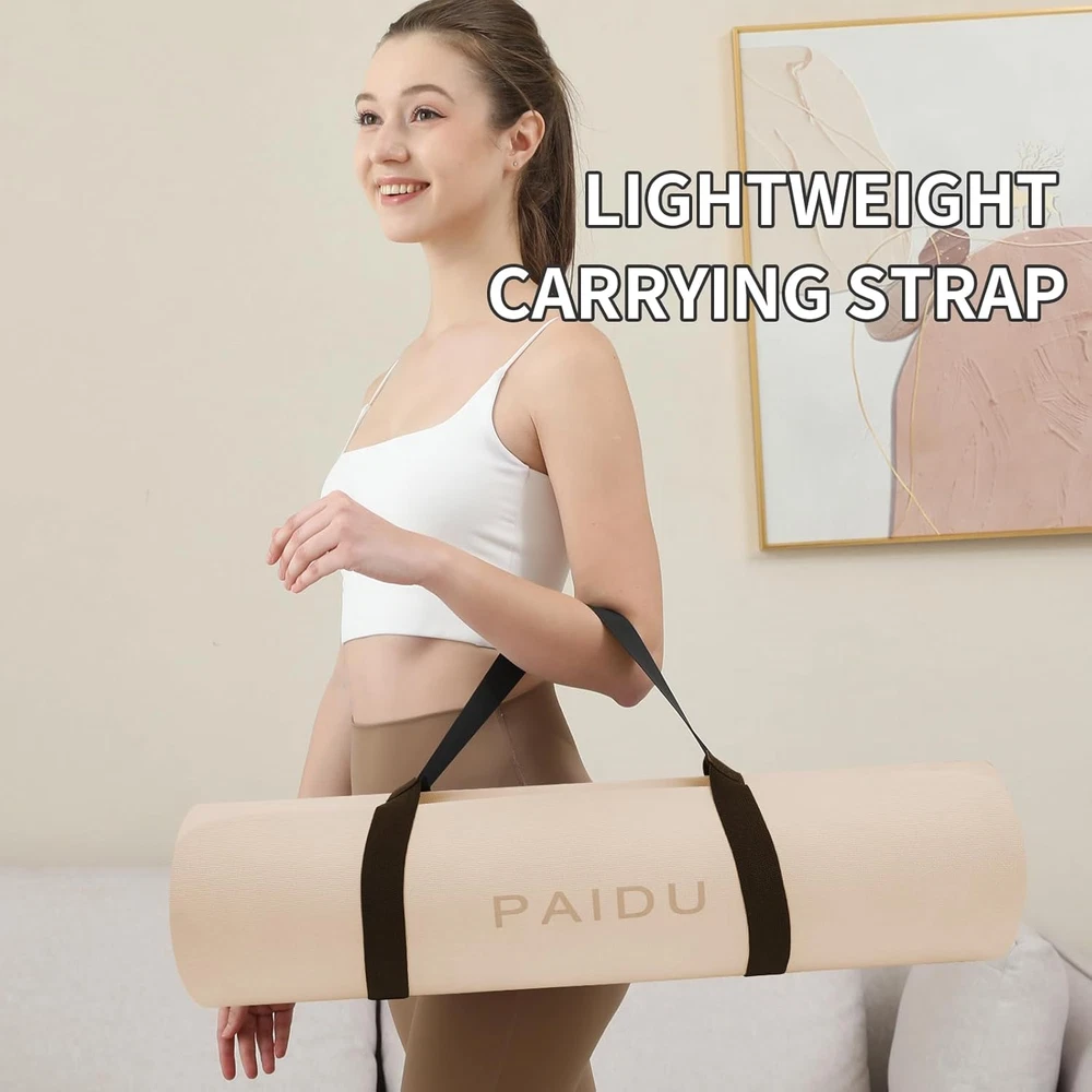 Non Slip Extra Thick Anti-Tear POE Yoga Mat Professional High Resiliency