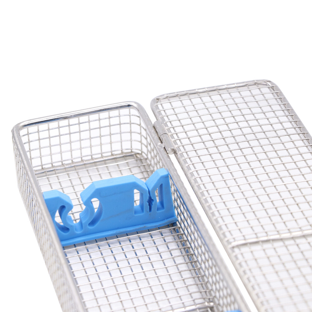 Sterilization Tray Case Aluminium Surgical Instrument With Silicone Card Strip