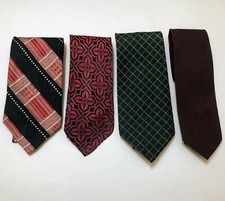 4 Brand New Assorted Men's Neck Ties - Business-Formal-Casual-Variety