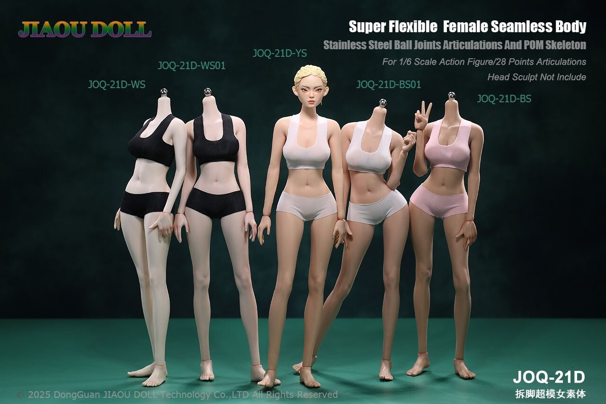JIAOU DOLL JOQ-21D 1/6 Super Flexible Seamless Long Legs