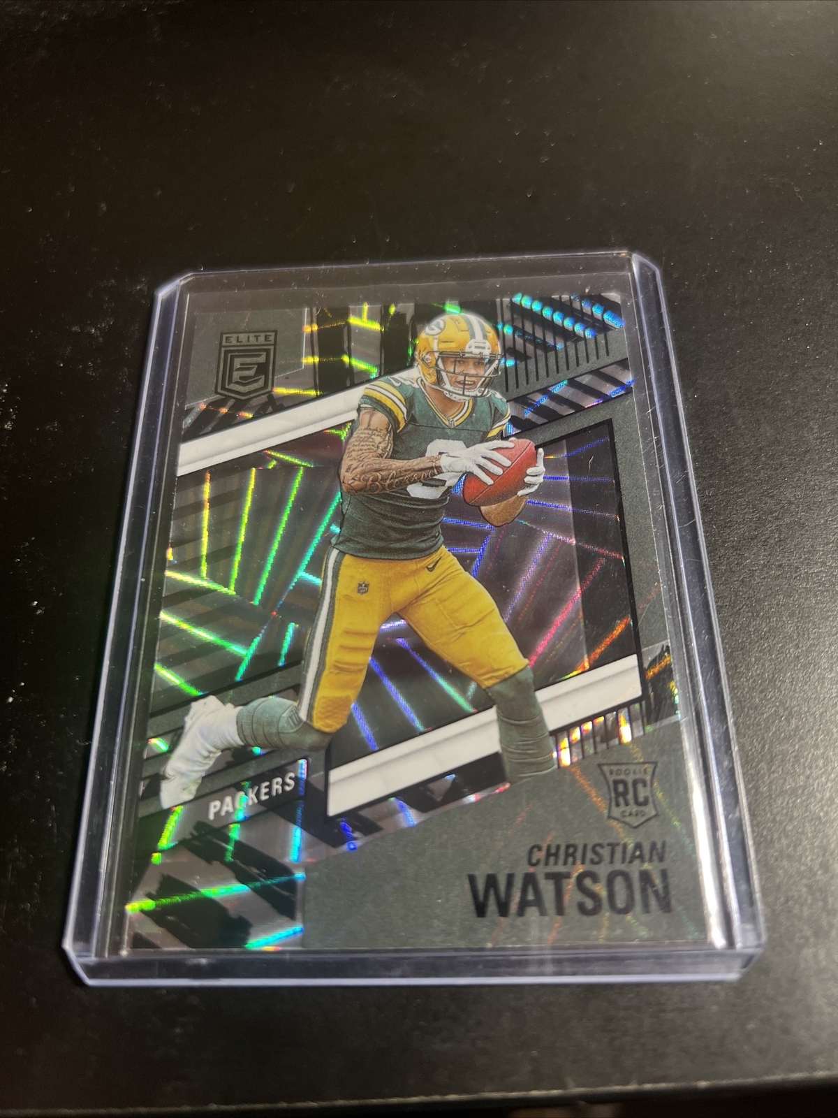 2022 Panini Donruss Elite Christian Watson Razzle Dazzle #152 SSP RC Case Hit