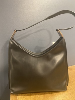 Authentic Gucci Leather Black Handbag Vintage 1990s | eBay