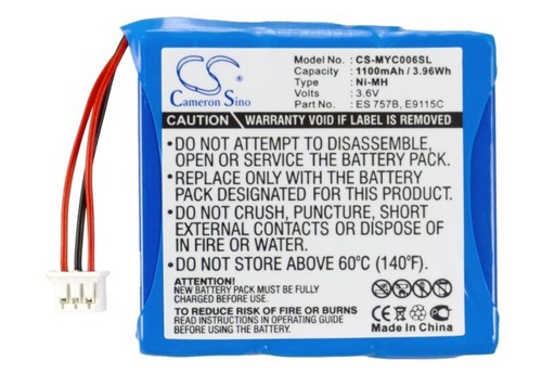 3.6V battery for Mylex PCB Raid Cache, ES 757B, 752006, E9115C Ni-MH NEW - 第 6/6 張圖片