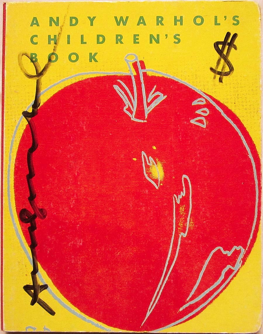ANDY WARHOL 1983 Children's Book Signed Four Times With Original