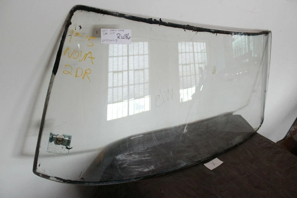 Used OEM GM Front Windshield 1975 Chevrolet Nova (RW86) - Image 2 of 4