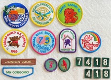 Vintage 1980's GIRL SCOUT PATCHES You Pick 1.99 EACH Unused COMBINED SHIPPING