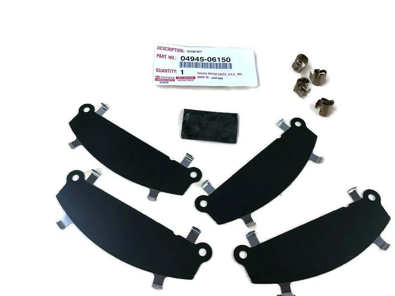 TOYOTA GENUINO OEM NUEVO 2007-2017 CAMRY OEM ROTORES DE FRENO DELANTEROS PASTILLAS Y CUÑAS TCMC Foto 2 de 3