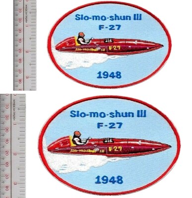 Hydroplane Miss Slo-mo-Shun lll F-27 1948 Thunderboat Racing vel NO TARIFF