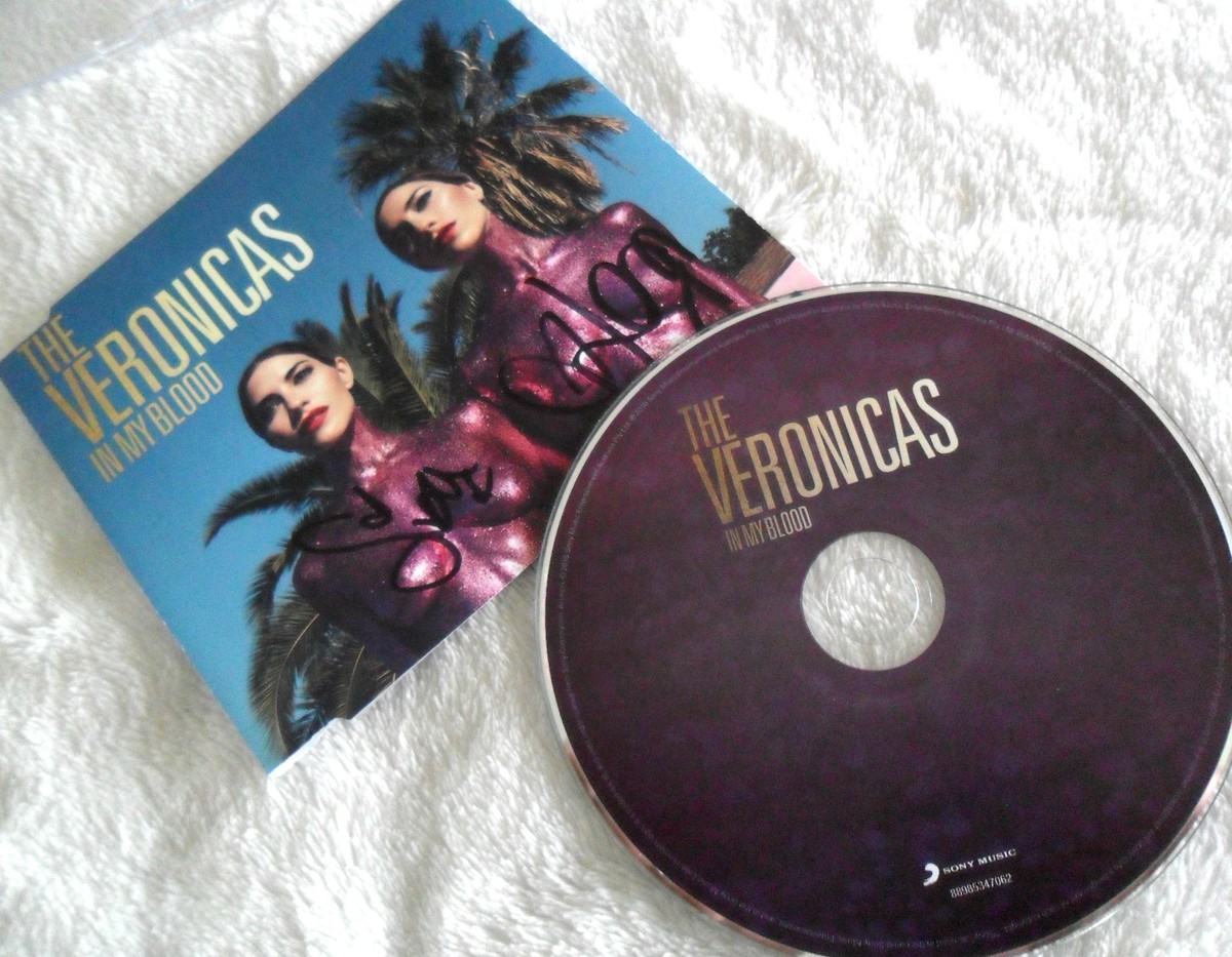 THE VERONICAS SIGNED IN PERSON IN MY BLOOD CD COVER + CD FROM