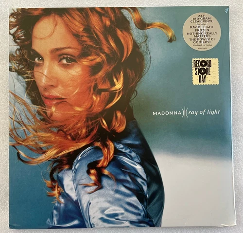 MADONNA RAY OF LIGHT 2 LP 180 GRAM CLEAR VINYL RECORD STORE DAY SEALED LIMITED