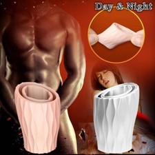 Foreskin Penis Ring Sleeve Enhancer Prolong Delay Ejaculation Couples Sex Toy US