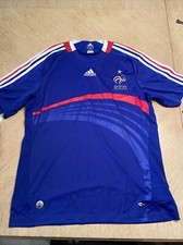 2008 FRANCE NATIONAL TEAM Soccer JERSEY HOME ADIDAS SIZE L