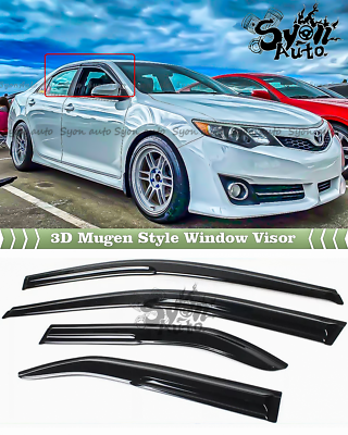 For 2006-2012 Toyota RAV4 JDM 3D Wavy Mugen Style Window Visors - Foto 5
