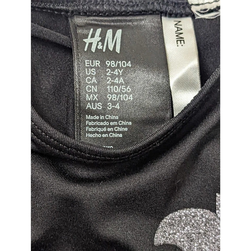 H&M Vestido Disfraz de Murciélago Halloween con Falda de Tul Brillante y Capa Extraíble Foto 2 de 4