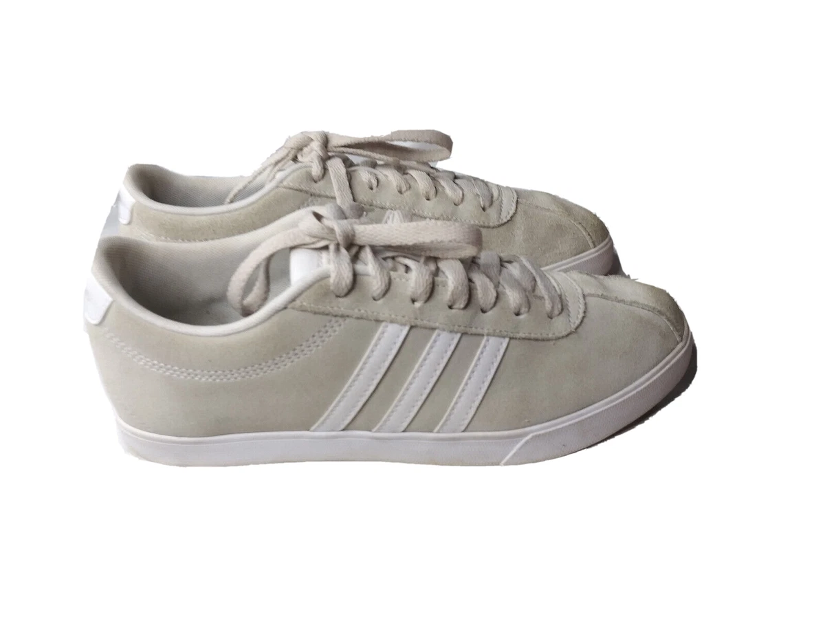 Size 8.5 adidas Neo Sneaker Womens Shoes Beige Tan Suede |