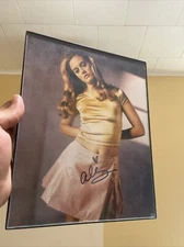 BEAUTIFUL ALICIA SILVERSTONE  8x10 SIGNED AUTOGRAPHED MCS FRAMED Photo