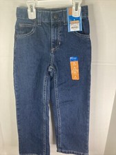 SONOMA NWT Life Style Boys Jeans Size 6 Slim Relaxed Adjustable Waist Dark Stone