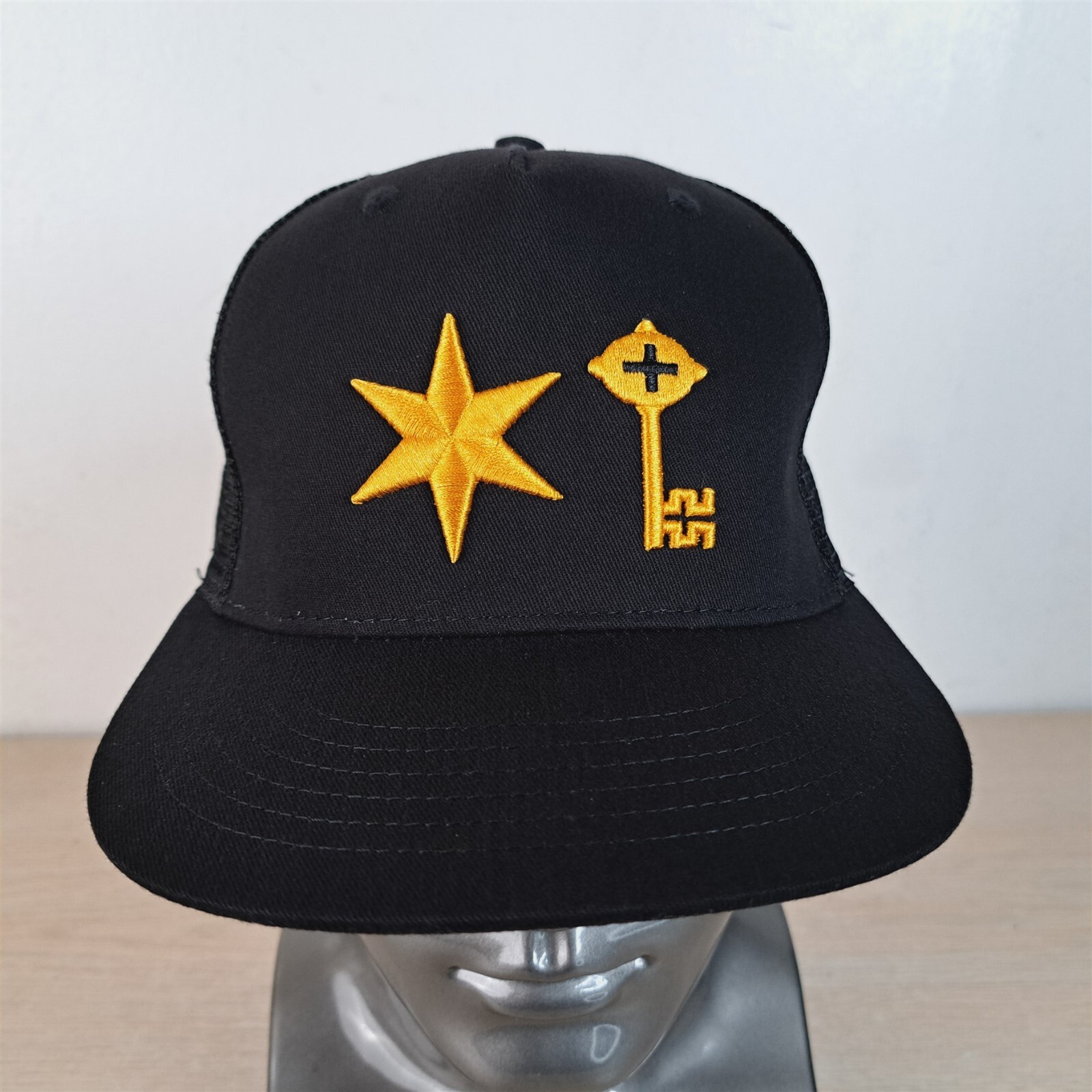 STAR & KEY RUM ADJUSTABLE STRAPBACK TRUCKER/MESH … - image 1