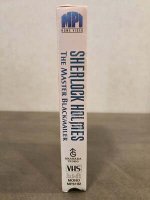 (未使用･未開封品)Sherlock Holmes: Master Blackmailer [VHS] Sherlock Holmes - The Master Blackmailer (VHS, 1993) for sale