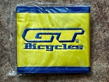 Rare NOS Yellow / Blue GT BICYCLES WALLET Old School BMX Racing Freestyle Dyno