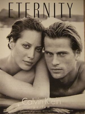 WERBUNG 1994 ETERNITY CALVIN KLEIN PARFUM - WERBUNG