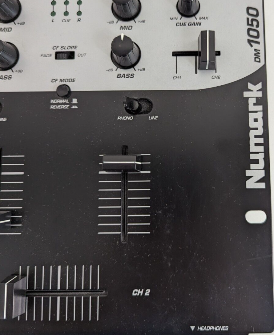 Numark DM1050 2Channel DJ Mixer UNTESTED eBay