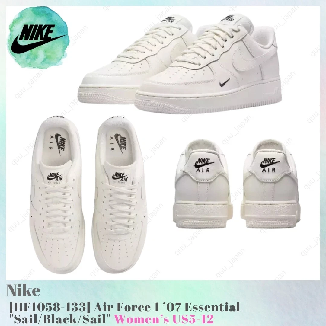 Las mejores ofertas en Nike Air Force 1 '07 Essential Sail Black W