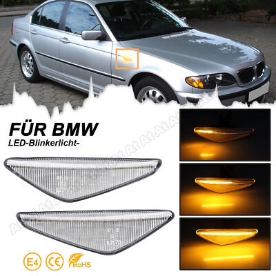 2x LED BLINKER SEITENBLINKER LINKS+RECHTS FÜR BMW 3-ER E46 COUPE CABRIO AB 03-06