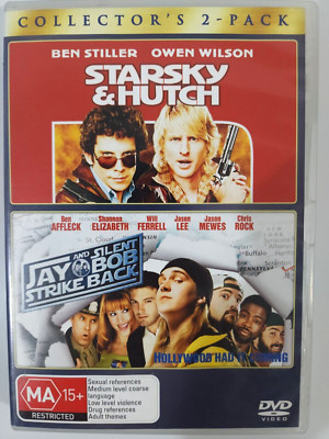 Starsky & Hutch + Jay And Silent Bob Strike Back 2 Pack DVD - Rated MA15+ - GC