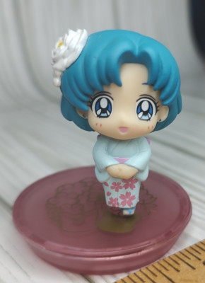 Petit Chara! Sailor Moon Cherry Blossom Festival *AMI * Mercury Figure w/ Stand