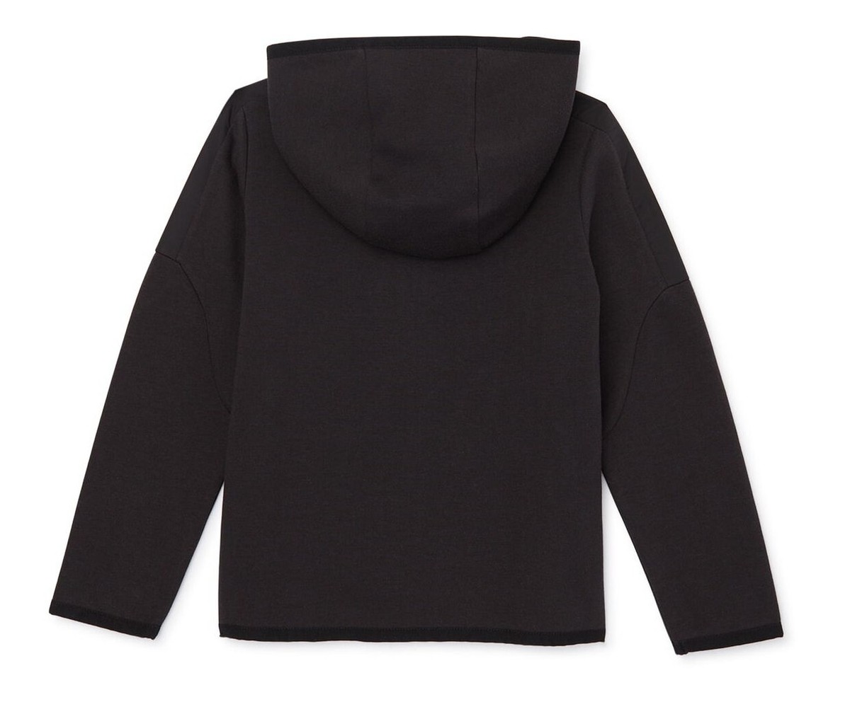 Athletic Works Youth Boy's Black Lightweight Active Full-Zip