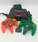 Nintendo 64 N64 Console Bundle, 2 New Controllers and Expansion Pack, Tested