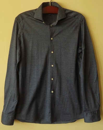 ETON Gr. L/42/16 1/2 Slim Knit Herren Freizeithemden blau NEU - Bild 2 von 12