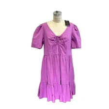 Levi's Women's Marcella Trapeze Dress Standard Fit 100% Cotton Size Large NWT