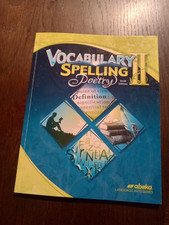 abeka 8th grade student vocabulary spelling and poetry II