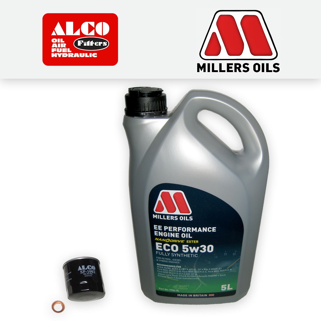 SERVICE KIT for NISSAN QASHQAI J10 1.6 OIL FILTER +EE NANO ECO OIL (2007-2013)